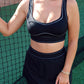 Contrasting Trim Sports Bra