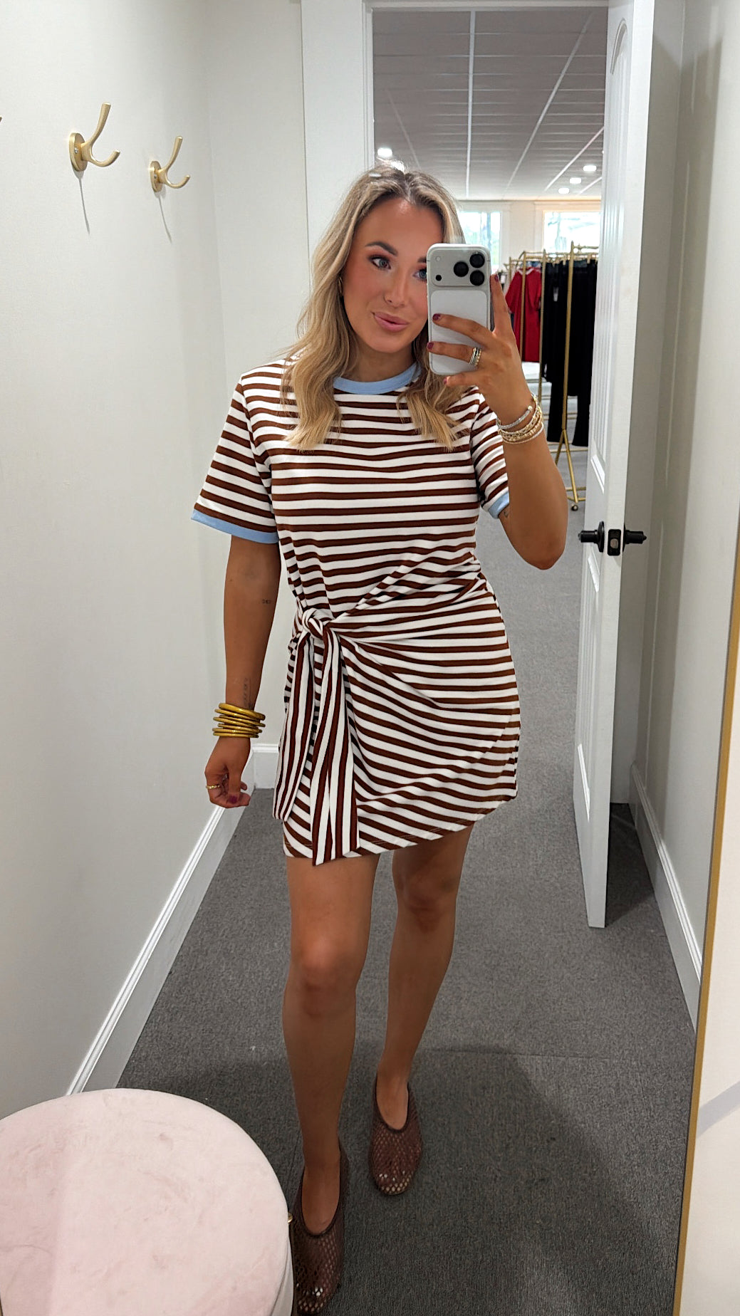 Stripe Tie Knot Mini