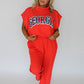Mock Neck GEORGIA Pants Set