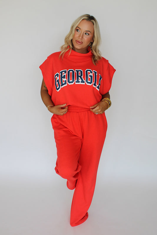 Mock Neck GEORGIA Pants Set