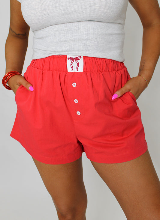 Boxy Bow Shorts