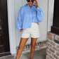 Coastline Pinstripe Blouse