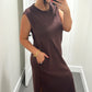 Flagged for Fashion Maxi - Brown