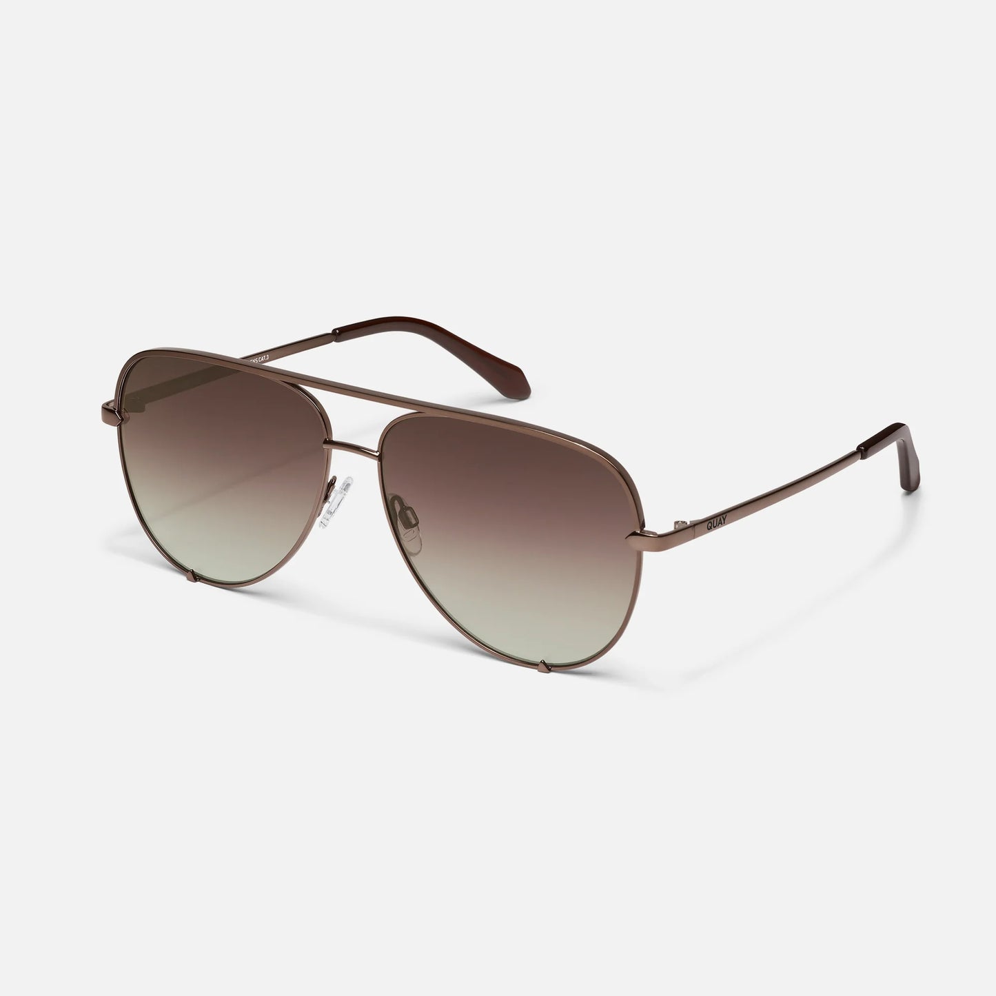 QUAY Eyewear / High Key Extra Large - Chocolate