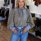 Rustic Autumn Plaid Blouse