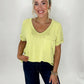 Casual Day Top in Lime