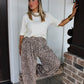 Cream Crewneck Knit Top