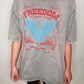 America Freedom Oversized Graphic Tee