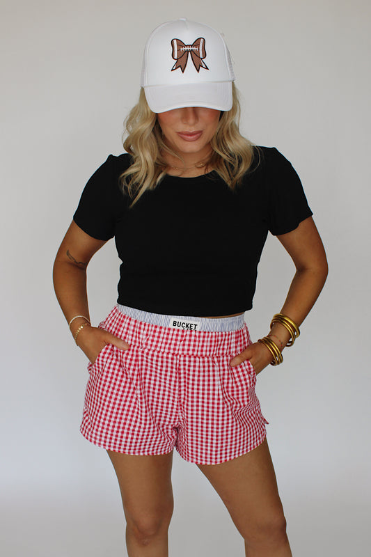 Boxer Shorts - Red Plaid