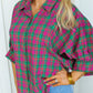 Waitlist Plaid Top