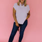 Easy Going Top in Lavender