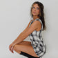 Pretty in Plaid Romper