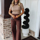 Ruched Neck Top - Coco