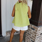 Ruffle Neck Tie Bow Top