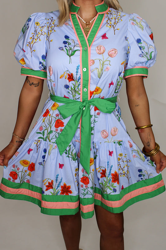 Floral Bliss Mini Dress