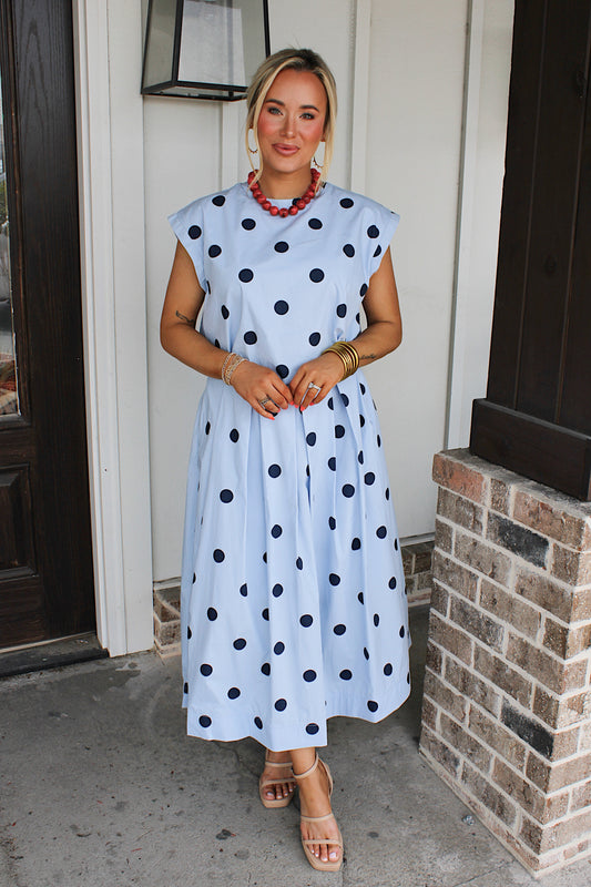The Graceful Spotted Skirt Set