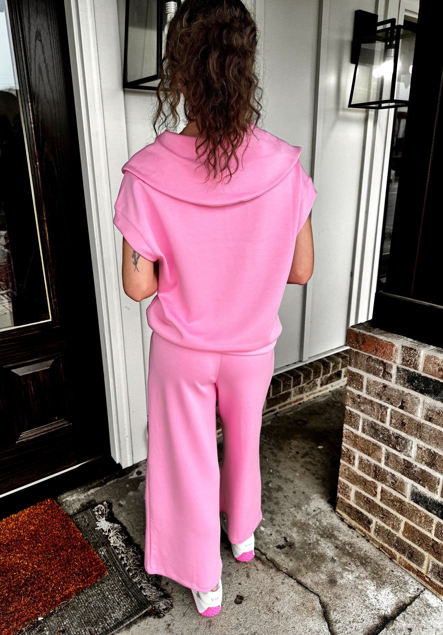 Casual Ease Pants Set in Pink