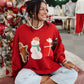 Corduroy Christmas Patch Sweatshirt