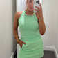Weekend Wander Skort Set - Mint