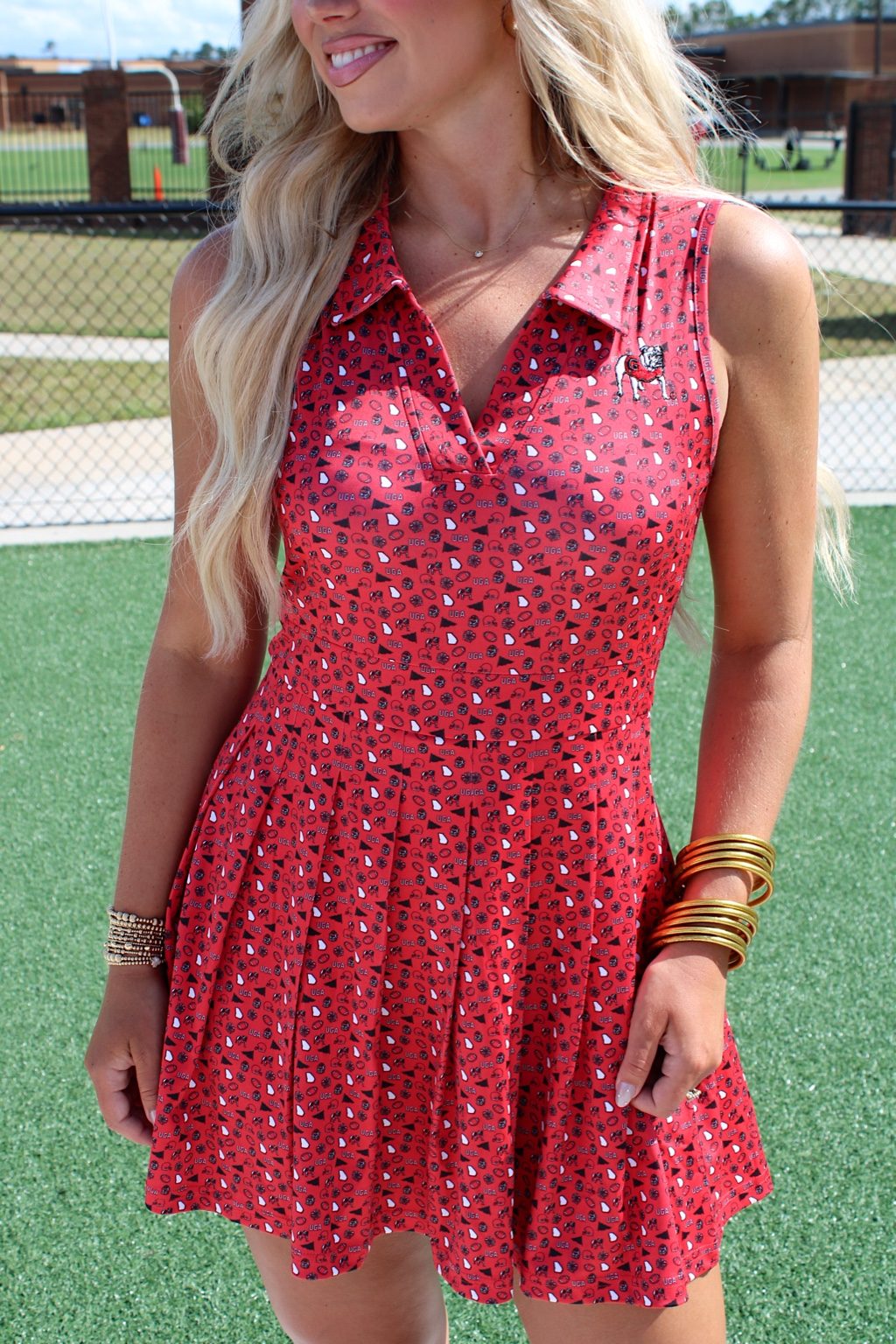 STEWART SIMMIONS - The League Pleated Tennis Romper