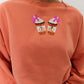 Pumpkin Latte Sequin Crewneck