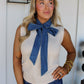 Fall Daydream Denim Tie Top