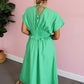 Seafoam Elegance Midi Dress