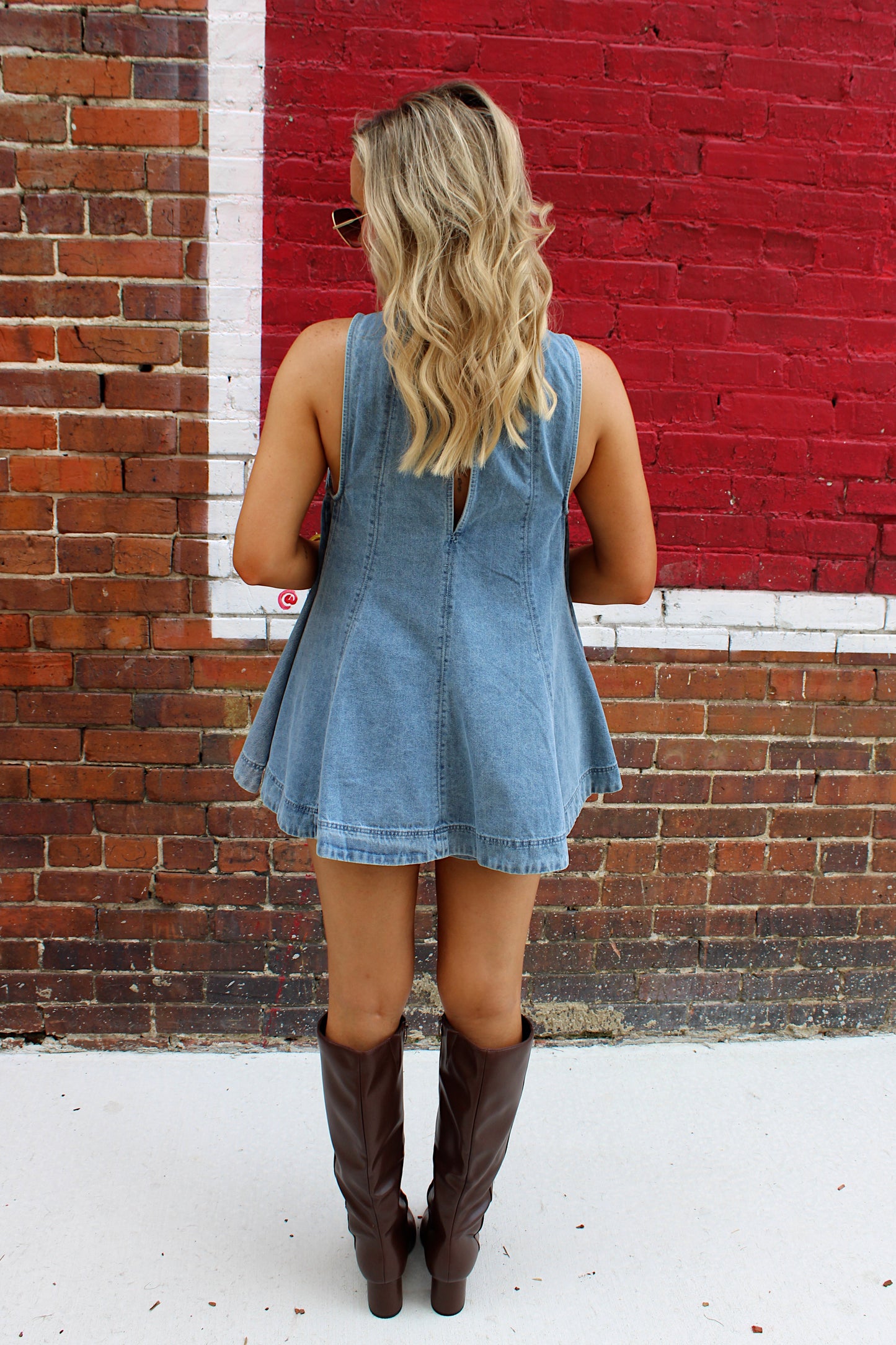 The Denim Babydoll Set
