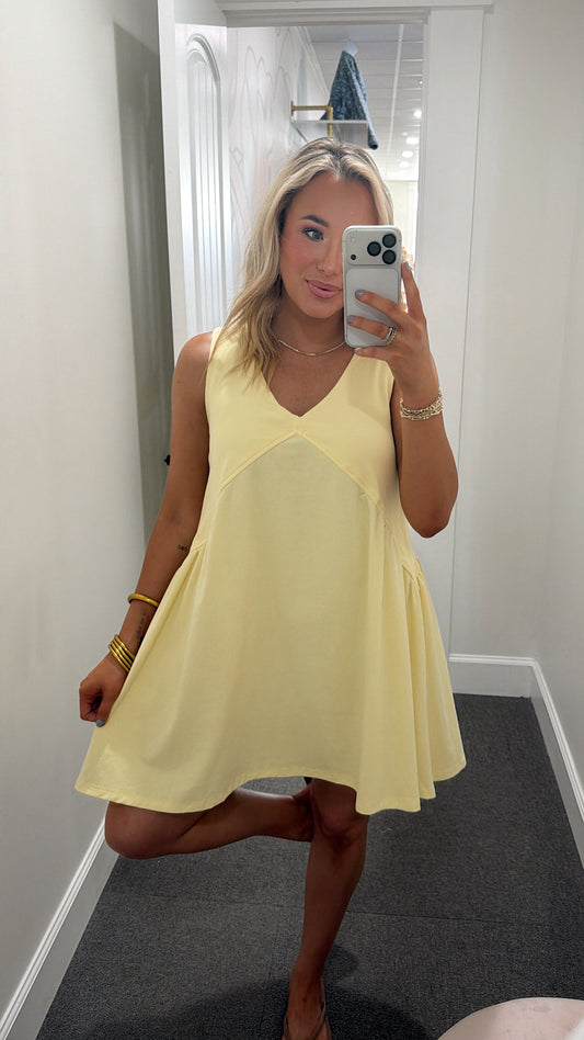 After Beach Breeze Dress - Yellow