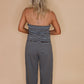 Weekend Away Pant Set - Blue/Brown