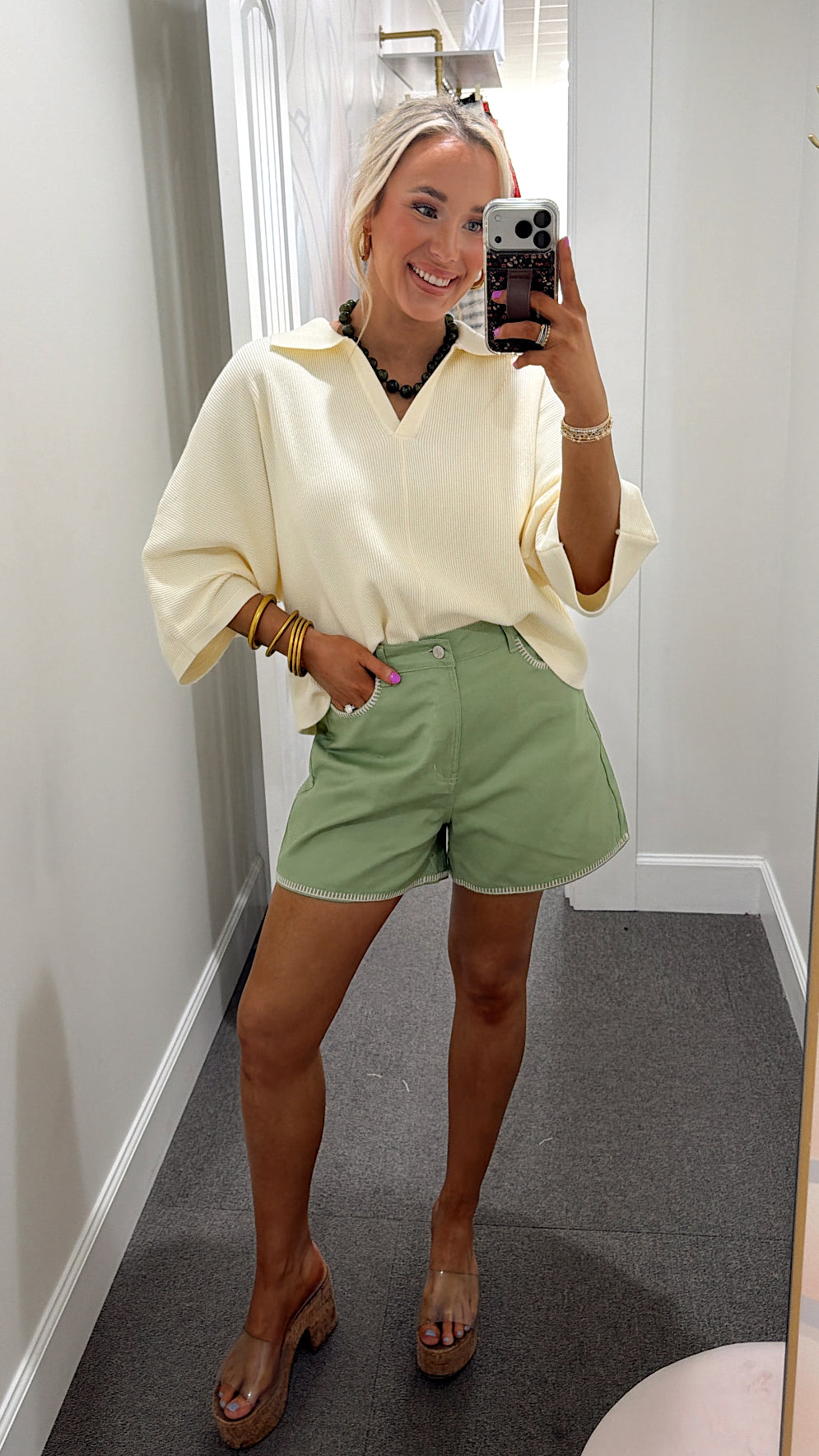 Things To Do Shorts - Sage