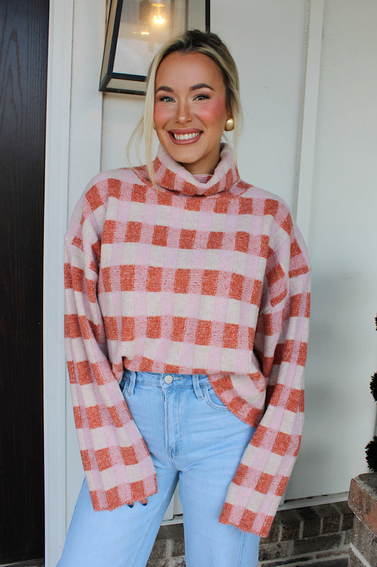 The Callie Checkered Sweater