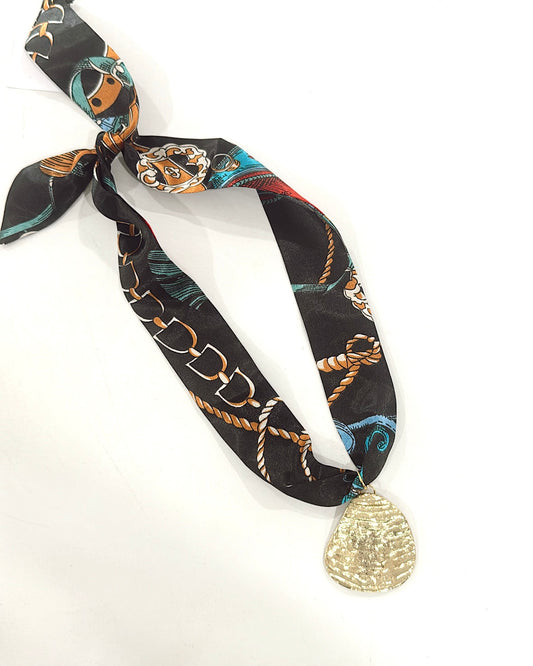 Hart Designs | Black Scarf Necklace