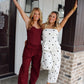 Chic Cherry Barrel Pant Set