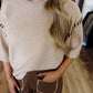 Stitched In Style Oatmeal Sweater