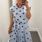 The Graceful Spotted Skirt Set