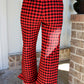 Home Team Red Gingham Pants