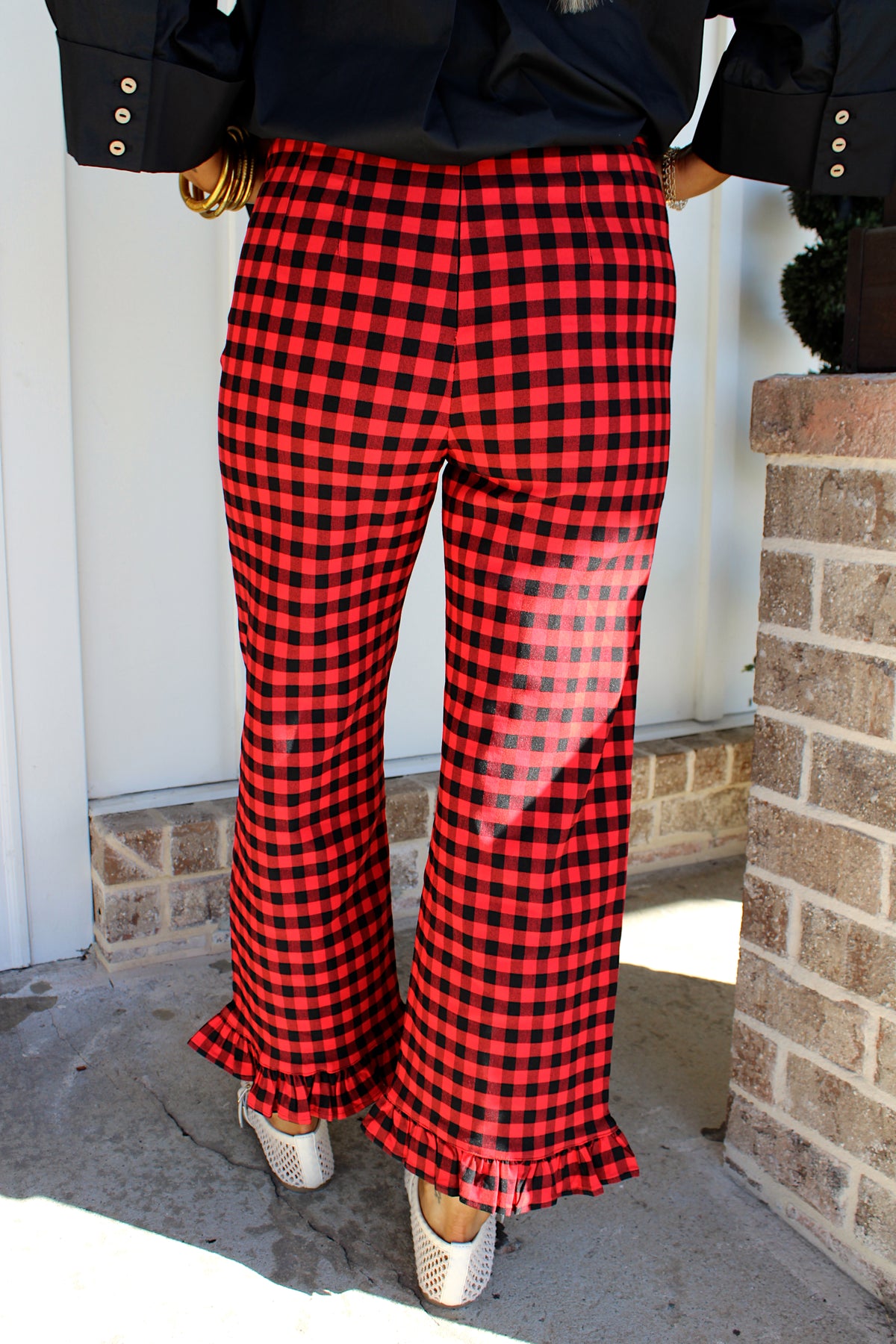 Home Team Red Gingham Pants