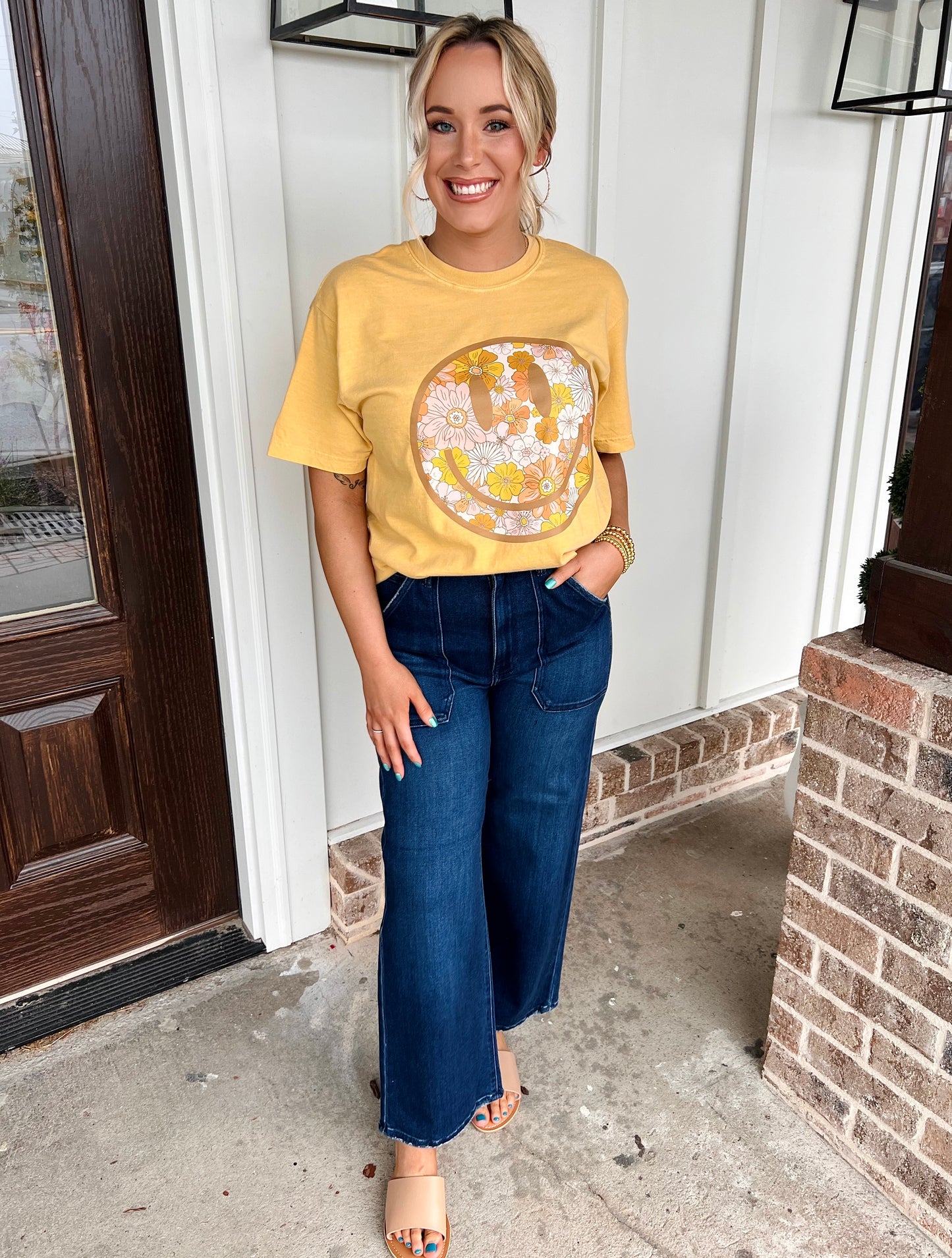 Fall Smiley Tee