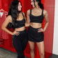 Contrasting Trim Sports Bra