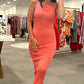 All Yours Midi in Coral
