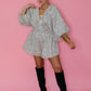 Smocked Leopard Print Romper