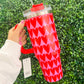 Girly Red Hearts Tumbler