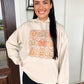 Floral Pumpkin Hoodie