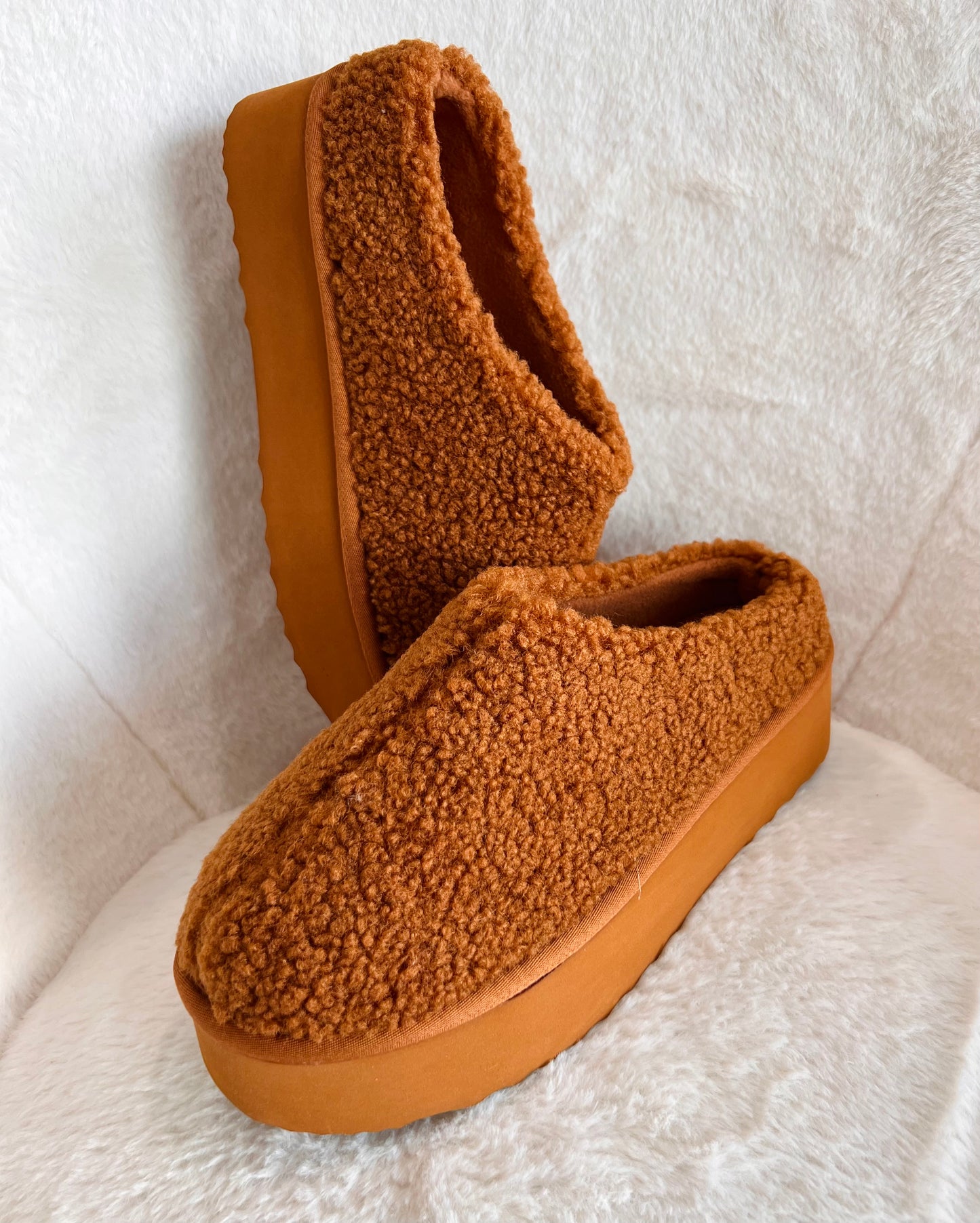 Lowkey Platform Slip On - CAMEL