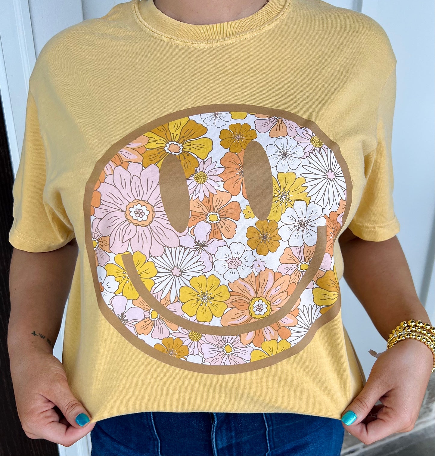 Fall Smiley Tee