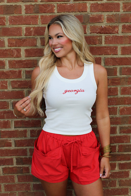 Georgia Tank - White