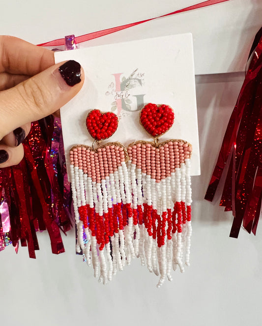 Heart String Tassles