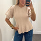 Flared Puff Sleeve Top