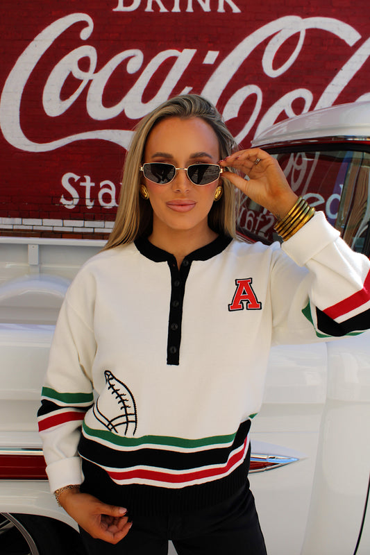 Touchdown Babe Varsity Sweater